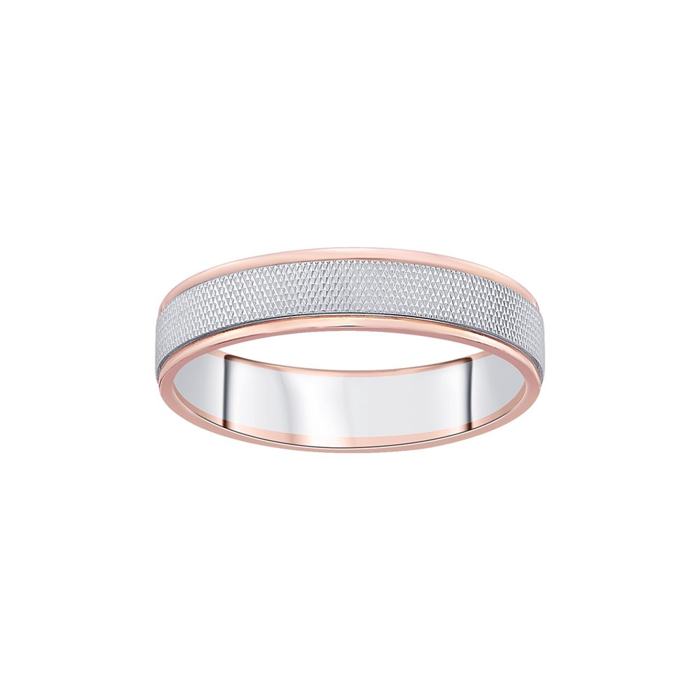Sleek Dual Metal Men's Ring - Image 2 - GEMHUB & CO.