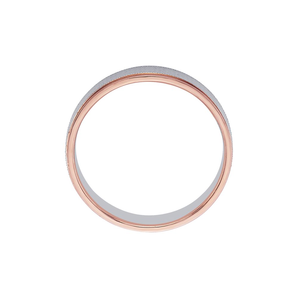 Sleek Dual Metal Men's Ring - Image 3 - GEMHUB & CO.