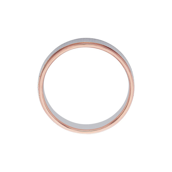 Sleek Dual Metal Men's Ring - Image 3 - GEMHUB & CO.