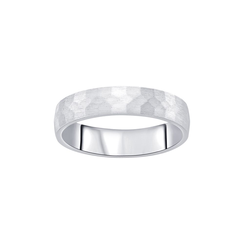 Lustrous Platinum Men's Band - Image 2 - GEMHUB & CO.