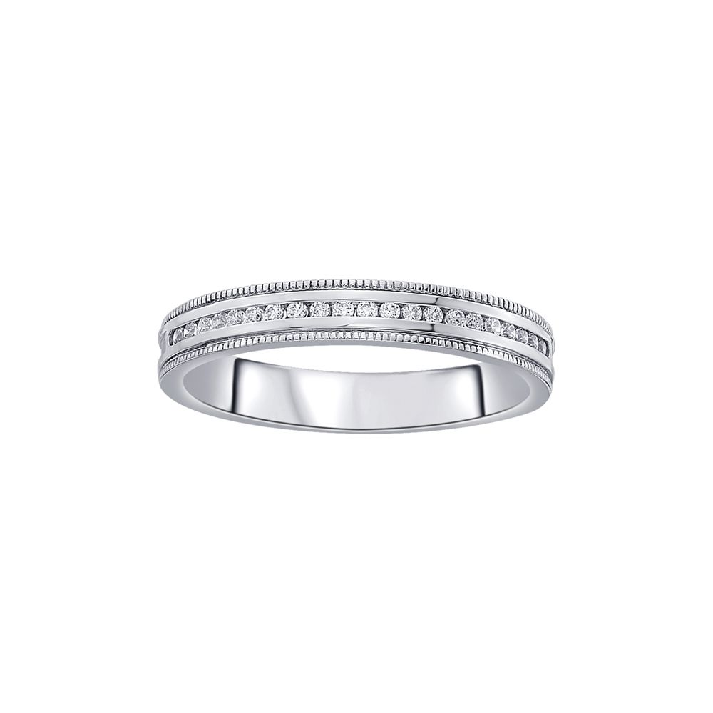 Simple Platinum Ring for Women - Image 2 - GEMHUB & CO.