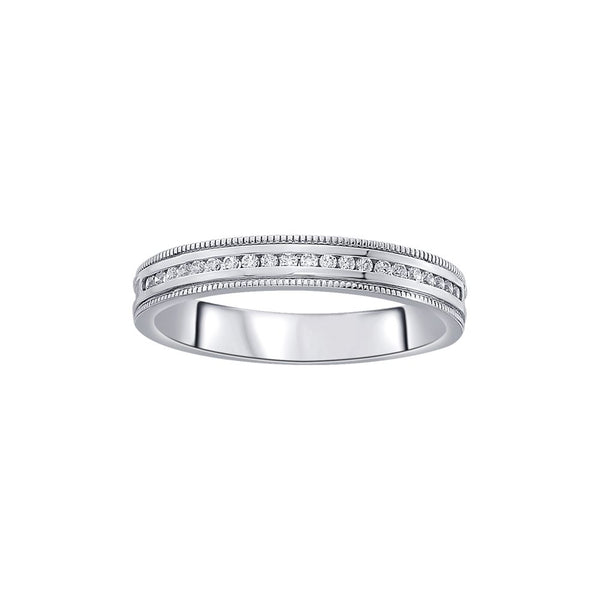 Simple Platinum Ring for Women - Image 2 - GEMHUB & CO.