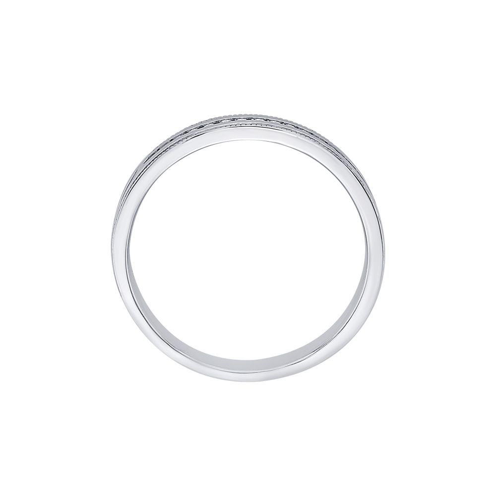 Simple Platinum Ring for Women - Image 3 - GEMHUB & CO.