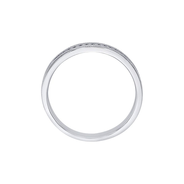 Simple Platinum Ring for Women - Image 3 - GEMHUB & CO.