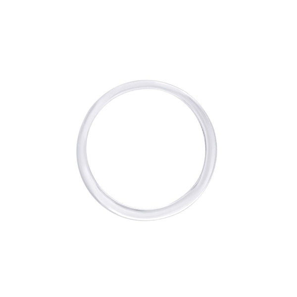 Subtle Platinum Men's Finger Band - Image 3 - GEMHUB & CO.