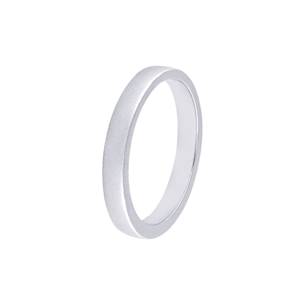 Subtle Platinum Men's Finger Band - 950Pt Platinum - GEMHUB & CO.