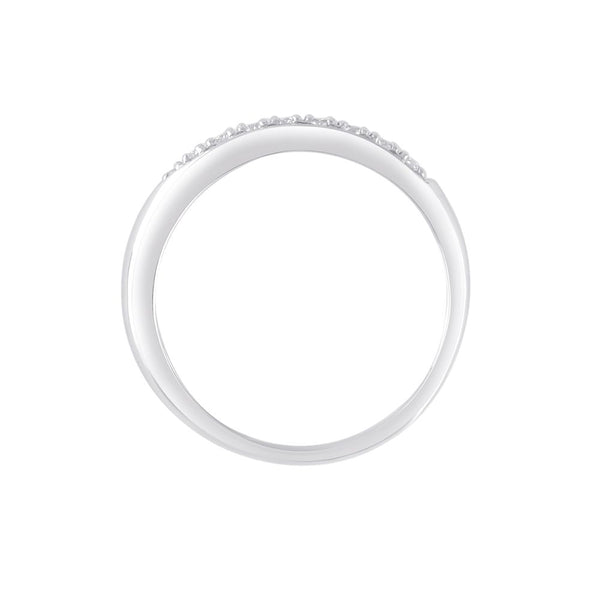 Stylish Diamond and Platinum Men's Finger Band - Image 3 - GEMHUB & CO.