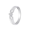 Designer Diamond and Platinum Finger Ring - 950Pt Platinum - GEMHUB & CO.
