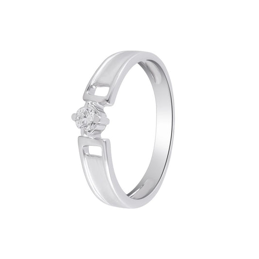 Designer Diamond and Platinum Finger Ring - 950Pt Platinum - GEMHUB & CO.