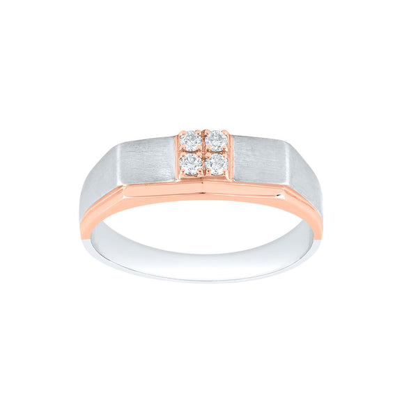 Stunning Geometric Diamond Men's Finger Band - Image 2 - GEMHUB & CO.