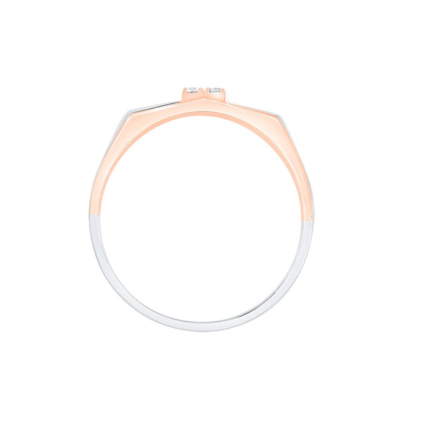 Stunning Geometric Diamond Men's Finger Band - Image 3 - GEMHUB & CO.