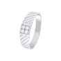 Classic Men's Diamond Platinum Finger Ring