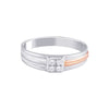 Glittering Diamond Rose Gold and Platinum Men's Finger Ring - Image 3 - GEMHUB & CO.