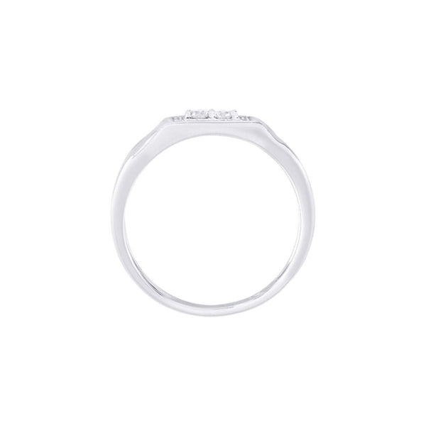 Luxurious Diamond Rose Gold and Platinum Men's Finger Band - Image 2 - GEMHUB & CO.