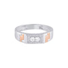 Luxurious Diamond Rose Gold and Platinum Men's Finger Band - Image 3 - GEMHUB & CO.