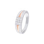 Elegant 2-toned Diamond Finger Ring For Men