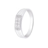 Regal Diamond and Platinum Men's Finger Band - 950Pt Platinum - GEMHUB & CO.