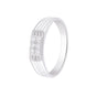 Regal Diamond and Platinum Men's Finger Band