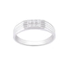 Regal Diamond and Platinum Men's Finger Band - Image 2 - GEMHUB & CO.
