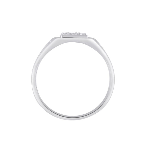 Regal Diamond and Platinum Men's Finger Band - Image 3 - GEMHUB & CO.