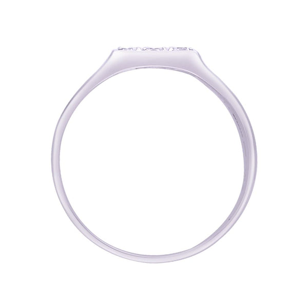 Square Design Diamond and Platinum Men's Finger Band - Image 3 - GEMHUB & CO.