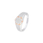 Cherished Platinum and Diamond Men's Finger Band