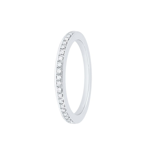 Contemporary Platinum Diamond Ring - 950Pt Platinum - GEMHUB & CO.
