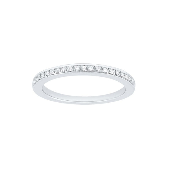 Contemporary Platinum Diamond Ring - Image 2 - GEMHUB & CO.