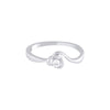Gracious Platinum and Diamond Finger Ring - Image 2 - GEMHUB & CO.