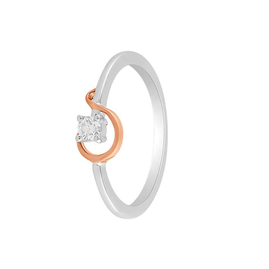 Brilliant Diamond and Platinum Finger Ring - 950Pt Platinum - GEMHUB & CO.
