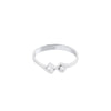 Dazzling 2-diamond and Platinum Finger Ring - Image 2 - GEMHUB & CO.