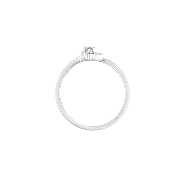 Contemporary Floral Diamond Finger Ring - Image 3 - GEMHUB & CO.