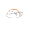 Chic Diamond and Platinum Finger Ring - Image 2 - GEMHUB & CO.