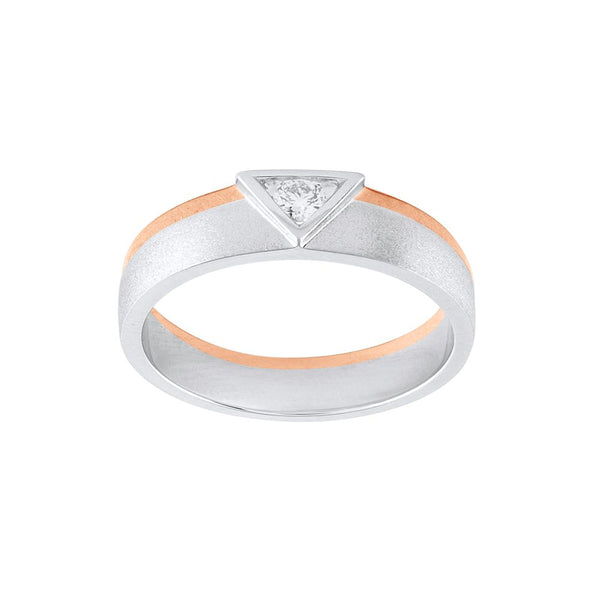Exquisite Diamond Dual Metal Ring For Men - Image 2 - GEMHUB & CO.