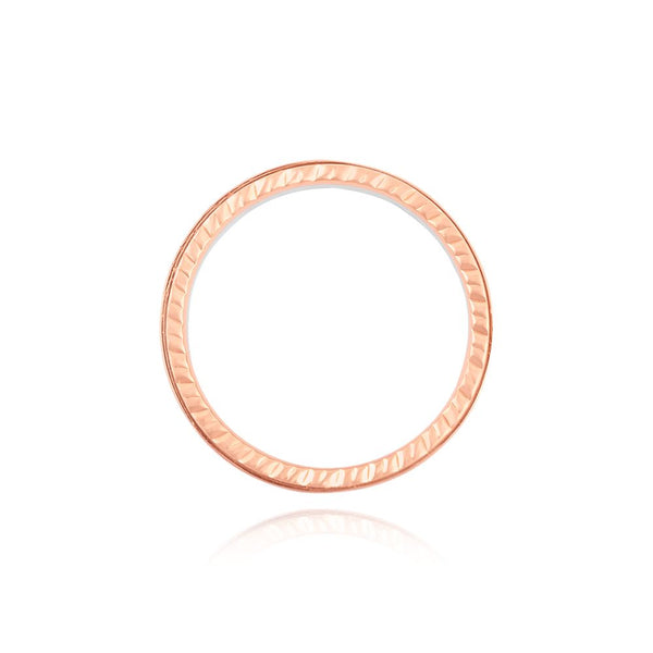 Lustrous Dual Metal Platinum Ring - Image 2 - GEMHUB & CO.