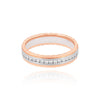 Lustrous Dual Metal Platinum Ring - Image 3 - GEMHUB & CO.
