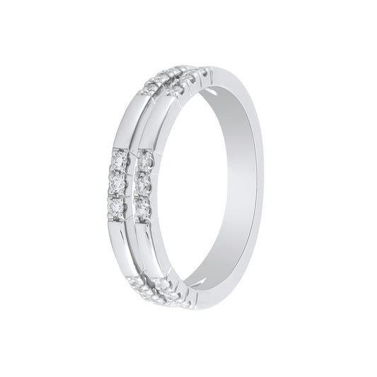 Classic Diamond Platinum Ring - 950Pt Platinum - GEMHUB & CO.
