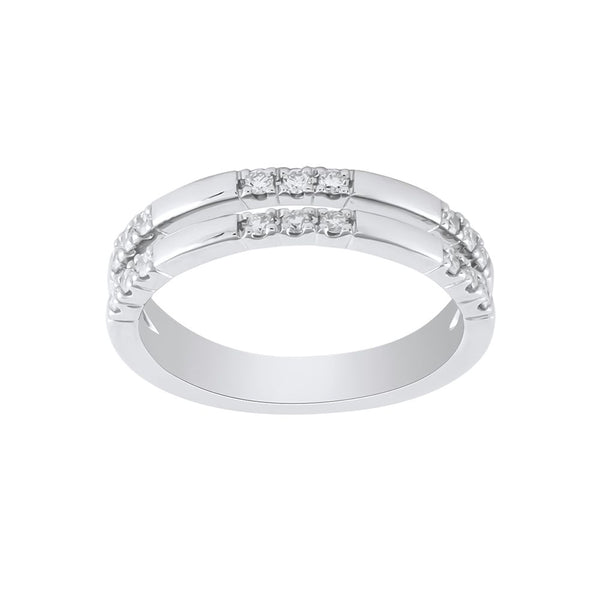 Classic Diamond Platinum Ring - Image 2 - GEMHUB & CO.