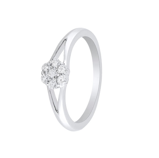 Stunning Diamond Platinum Ring - 950Pt Platinum - GEMHUB & CO.