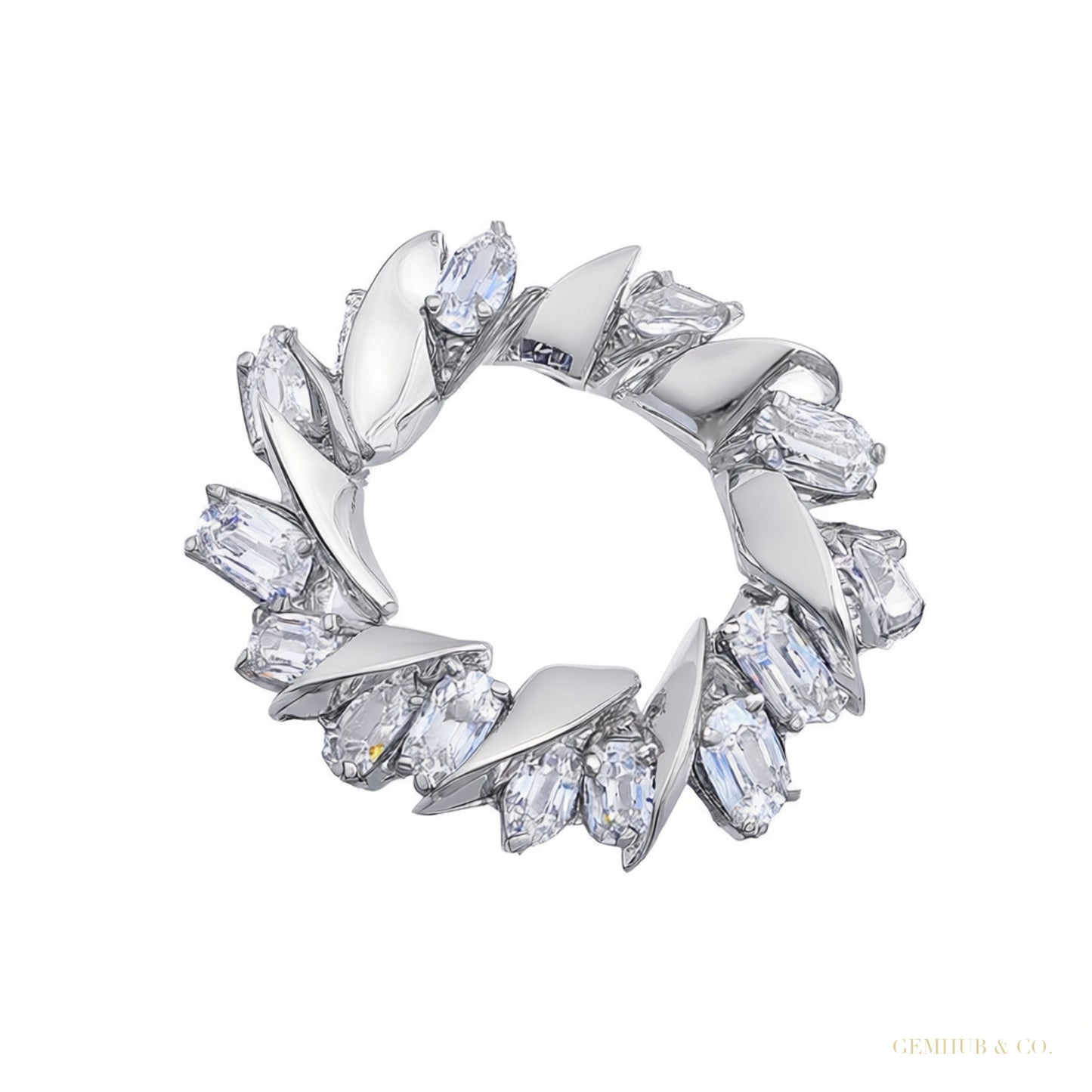 Mahi Signature Platinum Ring For Men – white background main image