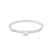 Pure Elegance Platinum Diamond Ring - Image 3 - GEMHUB & CO.