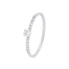 Pure Elegance Platinum Diamond Ring - 950Pt Platinum - GEMHUB & CO.