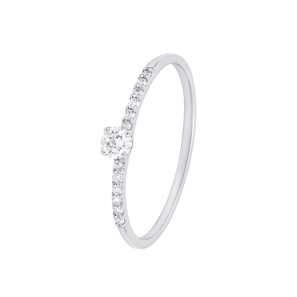 Pure Elegance Platinum Diamond Ring - 950Pt Platinum - GEMHUB & CO.