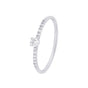 Pure Elegance Platinum Diamond Ring