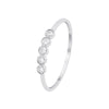 5 Stone Platinum Diamond Ring - 950Pt Platinum - GEMHUB & CO.