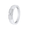 Sleek Platinum Ring For Men - 950Pt Platinum - GEMHUB & CO.