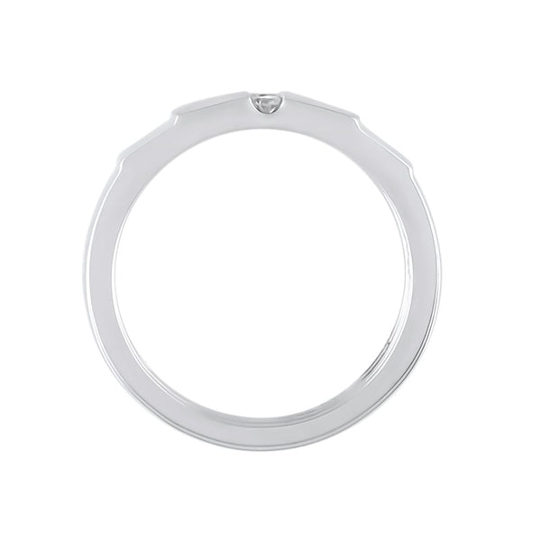 Sleek Platinum Ring For Men - Image 3 - GEMHUB & CO.