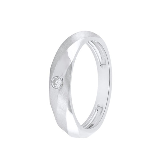Resilient Platinum Ring For Men - 950Pt Platinum - GEMHUB & CO.