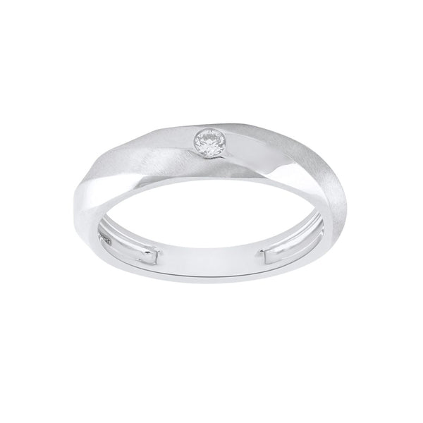 Resilient Platinum Ring For Men - Image 2 - GEMHUB & CO.