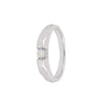 Classy Platinum and White Gold Band - 950Pt Platinum - GEMHUB & CO.